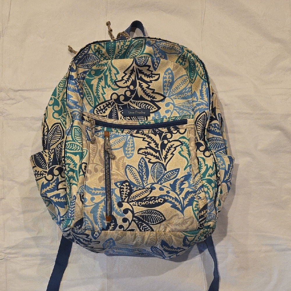 Vera Bradley Santiago Large Campus Tech Backpack Retired